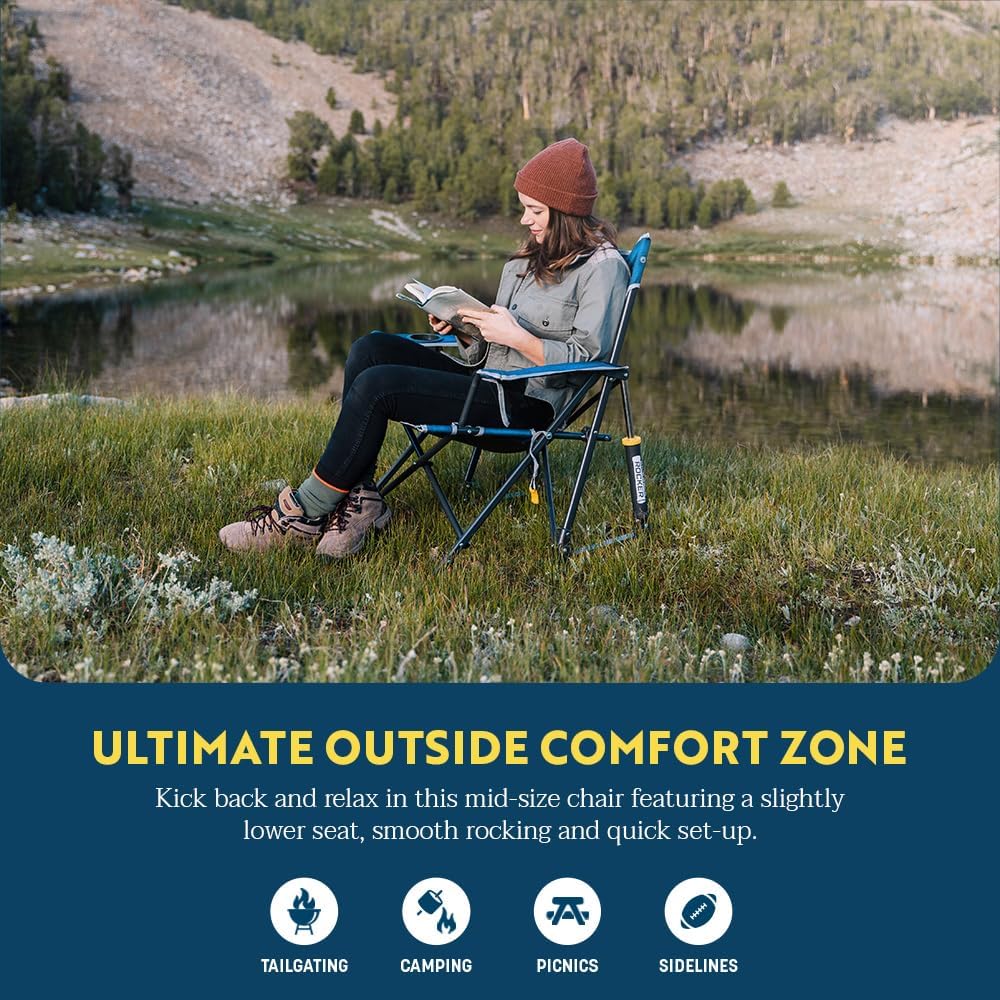 🪑 TrailEase™ Rocker – Fold & Roll into Outdoor Bliss 🚶♂️🌲