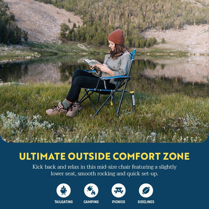 🪑 TrailEase™ Rocker – Fold & Roll into Outdoor Bliss 🚶‍♂️🌲