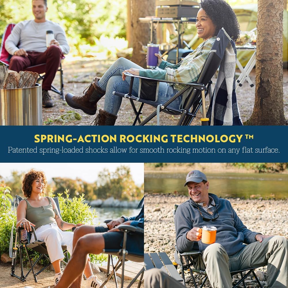 🪑 TrailEase™ Rocker – Fold & Roll into Outdoor Bliss 🚶‍♂️🌲