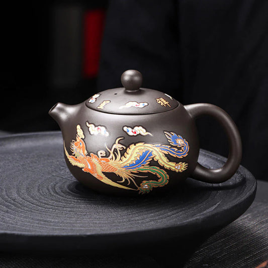 MysticBrew™ Color-Changing Dragon & Phoenix Teapot