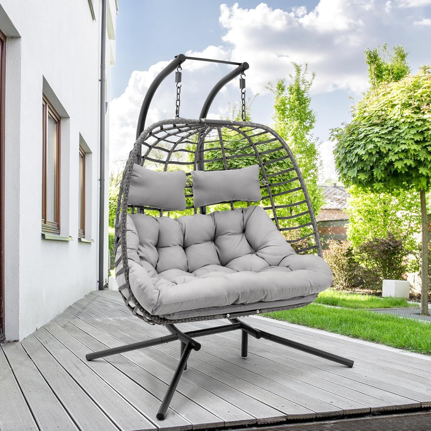 Cozy Double Egg Swing Chair